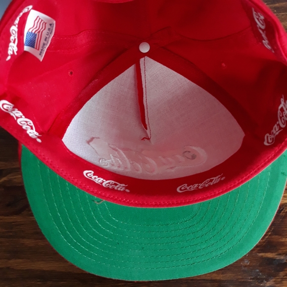 Vintage Coca Cola Hat Made in USA - Picture 4 of 4